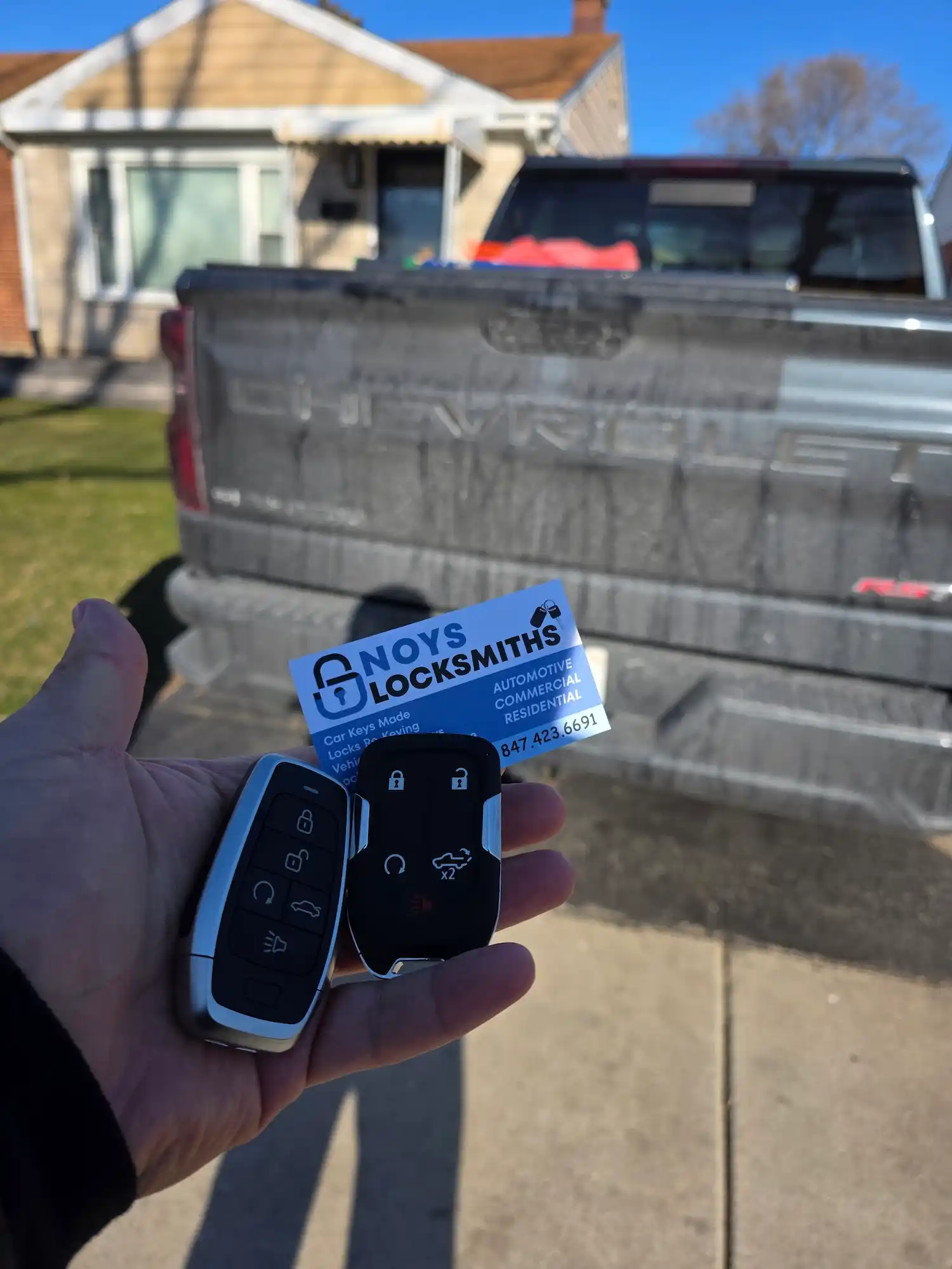 Chevy Silverado 2023 key fob programming