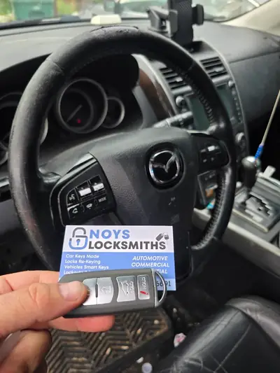 Mazda push-to-start smart key programming by Noys Locksmiths